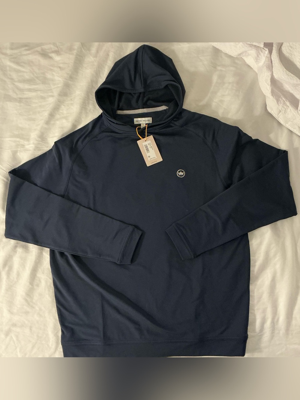 Peter Millar Hoodie Fall ‘26 Release NWT Medium Navy
